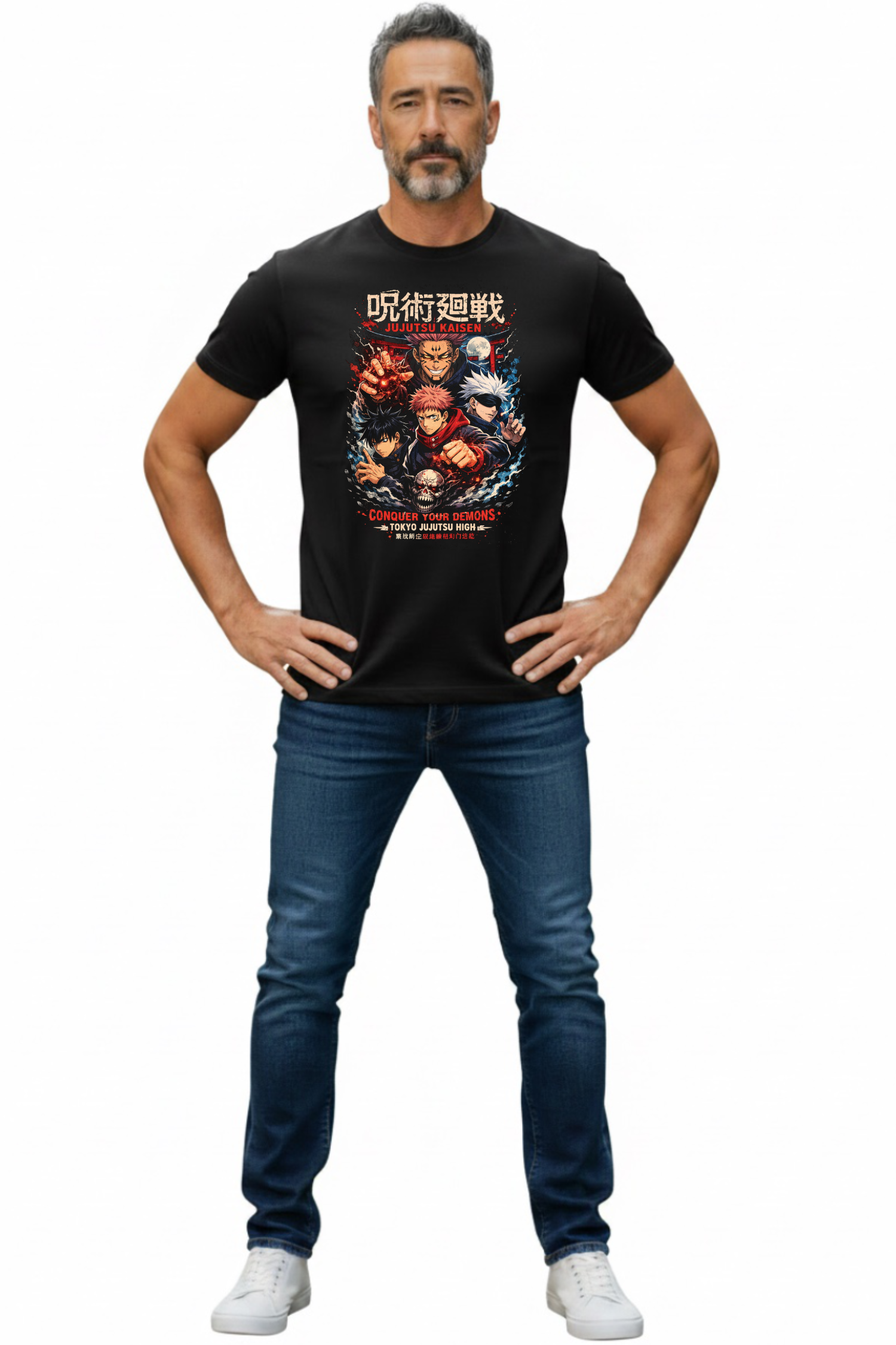 NotNorm Jujutsu Kaisen Conquer Your Demons Anime Graphic Tee