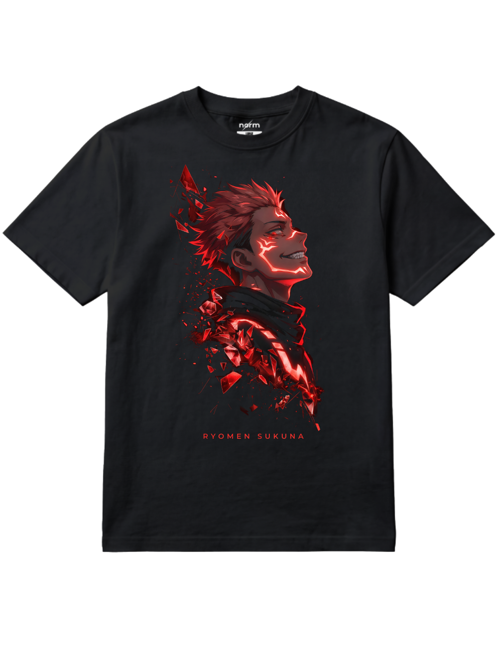 NotNorm Jujutsu Kaisen Sukunas Rage Anime Graphic Tee