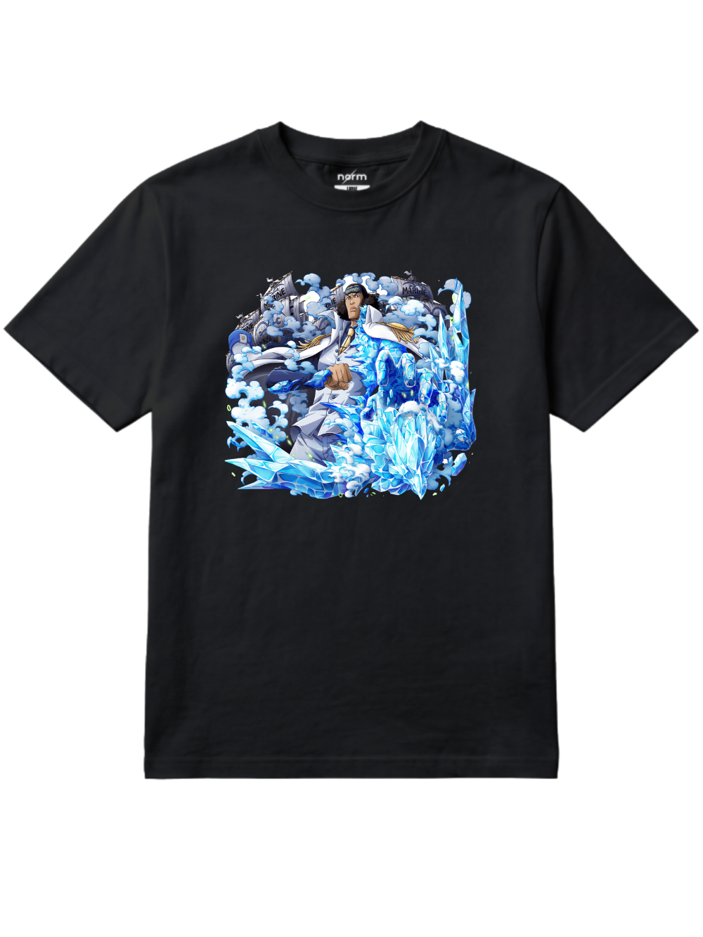 NotNorm One Piece Admiral Aokiji Anime Graphic Tee