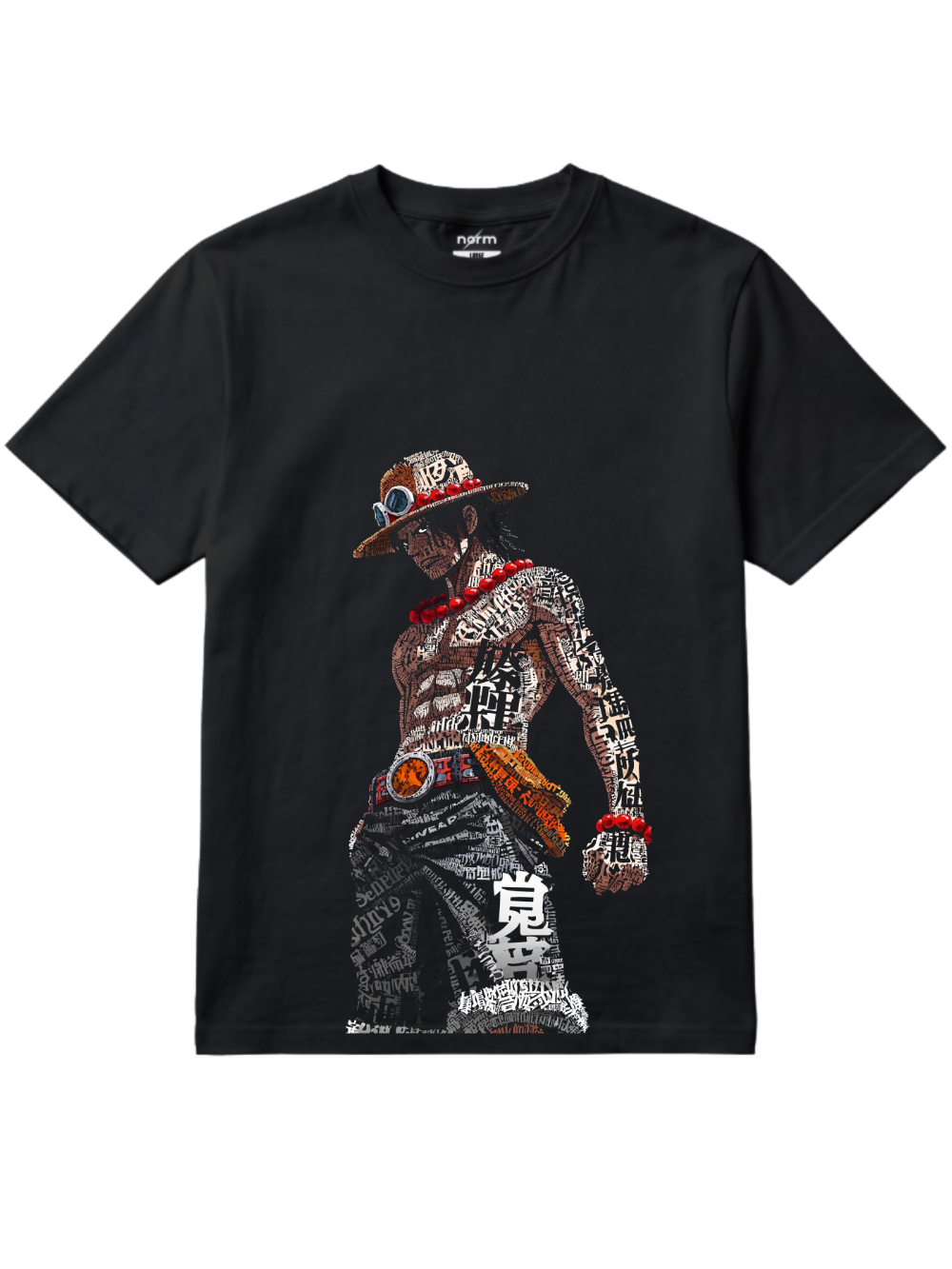 NotNorm One Piece Portgas D. Ace Anime Graphic Tee