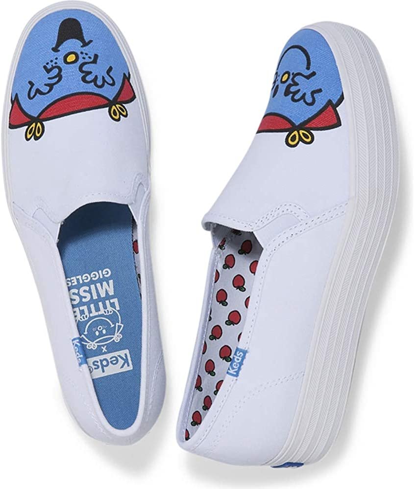 Keds Womens X Little Miss Giggles Triple Decker Slip-On Sneakers
