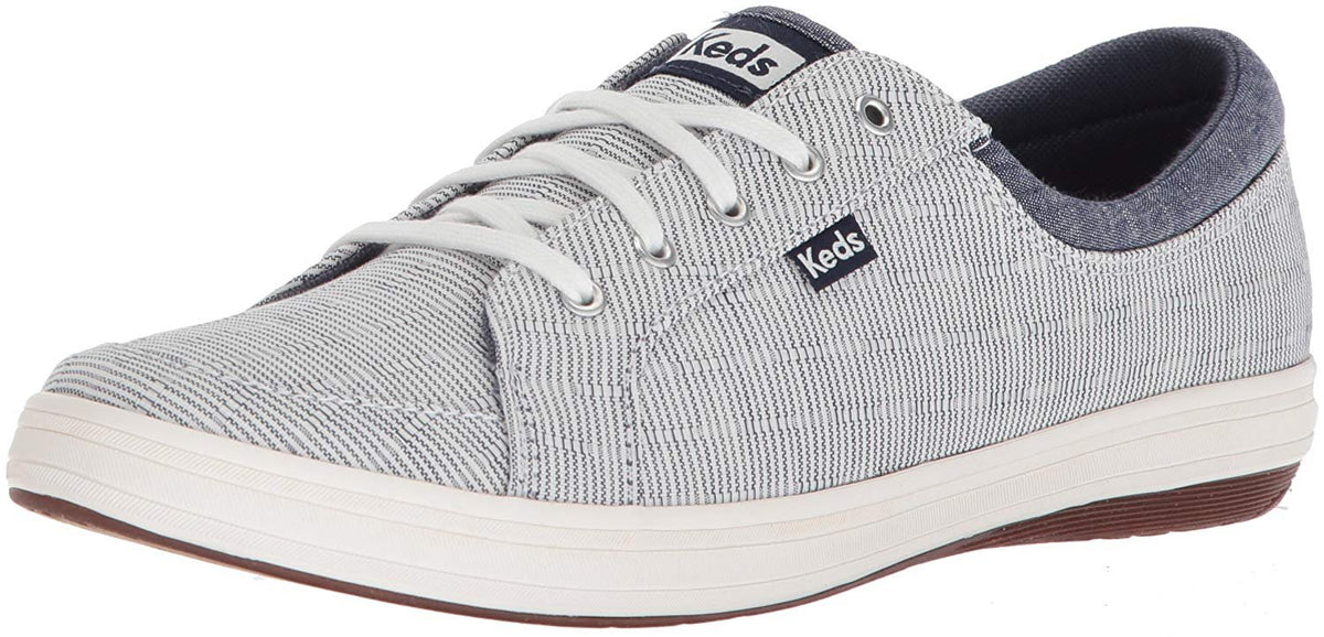 Keds Women's Vollie Ll Railroad Stripe Sneaker