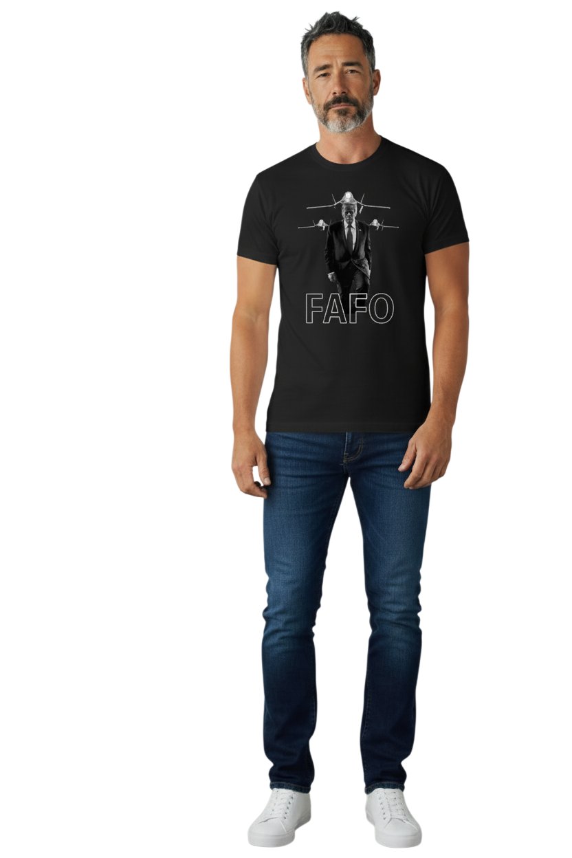 Sona Designs Trump FAFO T-shirt Gildon's Heavy Cotton