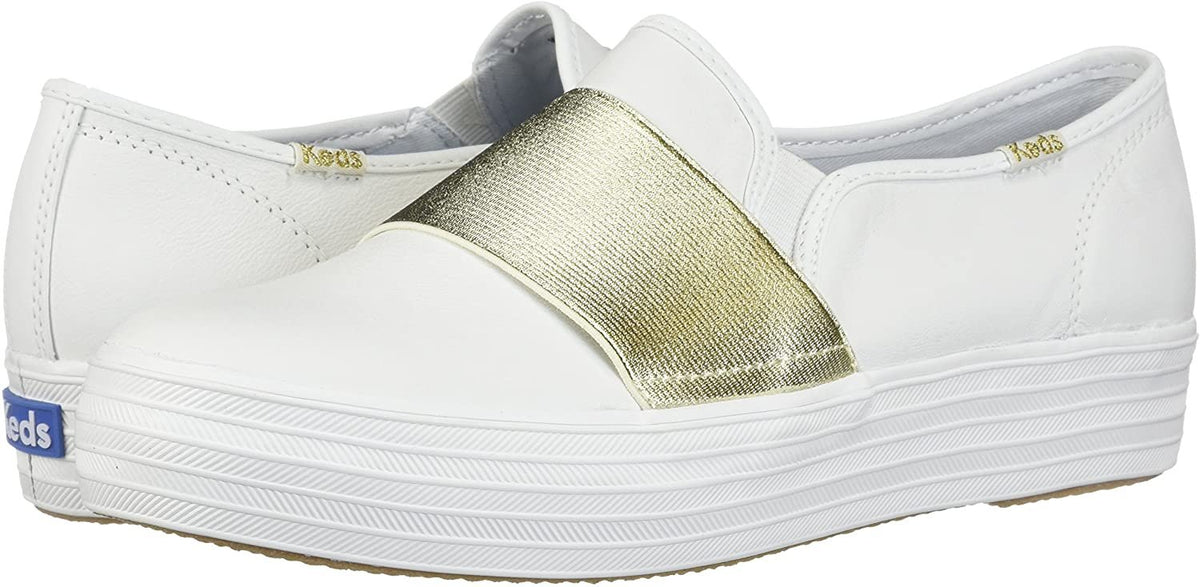 Keds Womenâ€™s Triple Bandeau Leather Sneakers