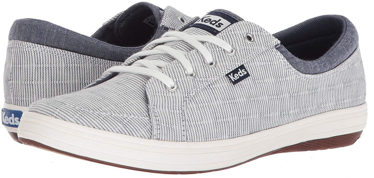 Keds Women's Vollie Ll Railroad Stripe Sneaker