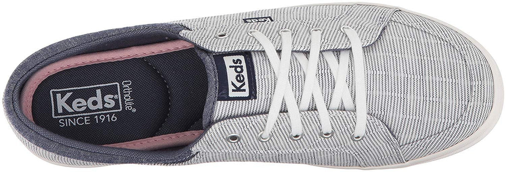 Keds Women's Vollie Ll Railroad Stripe Sneaker
