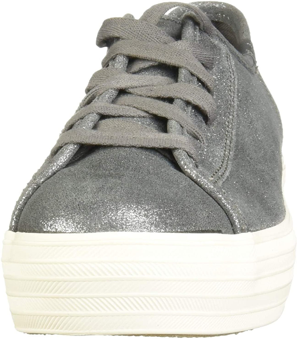Keds Womens Triple Kick Glitter Suede Sneaker